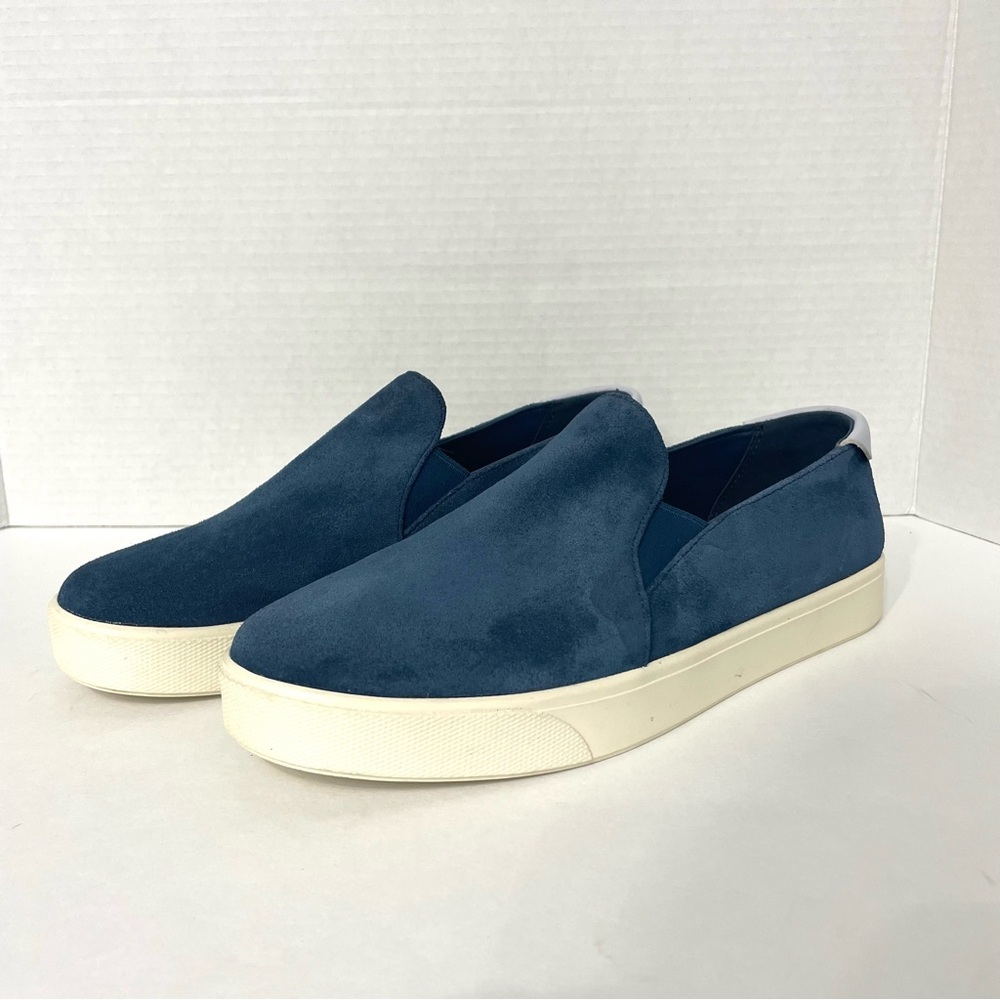 Cole Haan Grandseries Women’s Moonlight Ocean Suede Slip On Sneakers Size 9 B